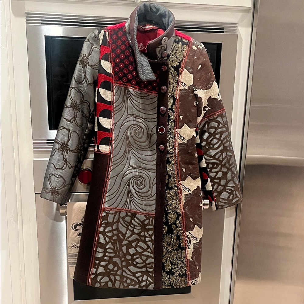 Desigual Multicolor Patchwork Blazer - image 1